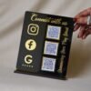 Social Media Scanner Stand - Connect With Us