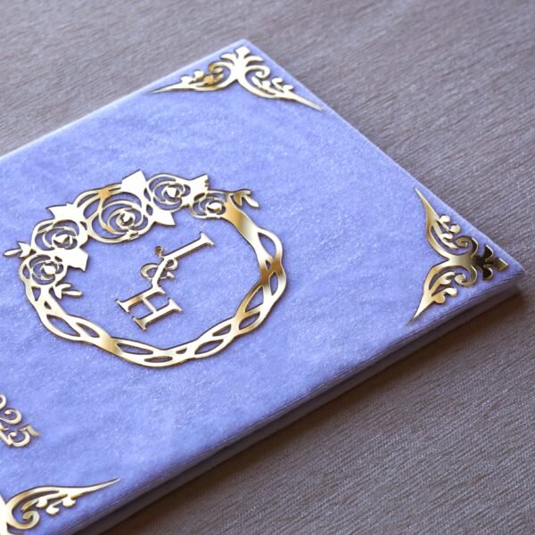 1739705484353 Elegant white and golden customized Nikah Nama booklet crafted from durable acrylic and MDF, perfect for your Nikah ceremony.