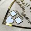 Heart Shaped Nikah Thumb Board for Weddings made using silver acrylic sheet